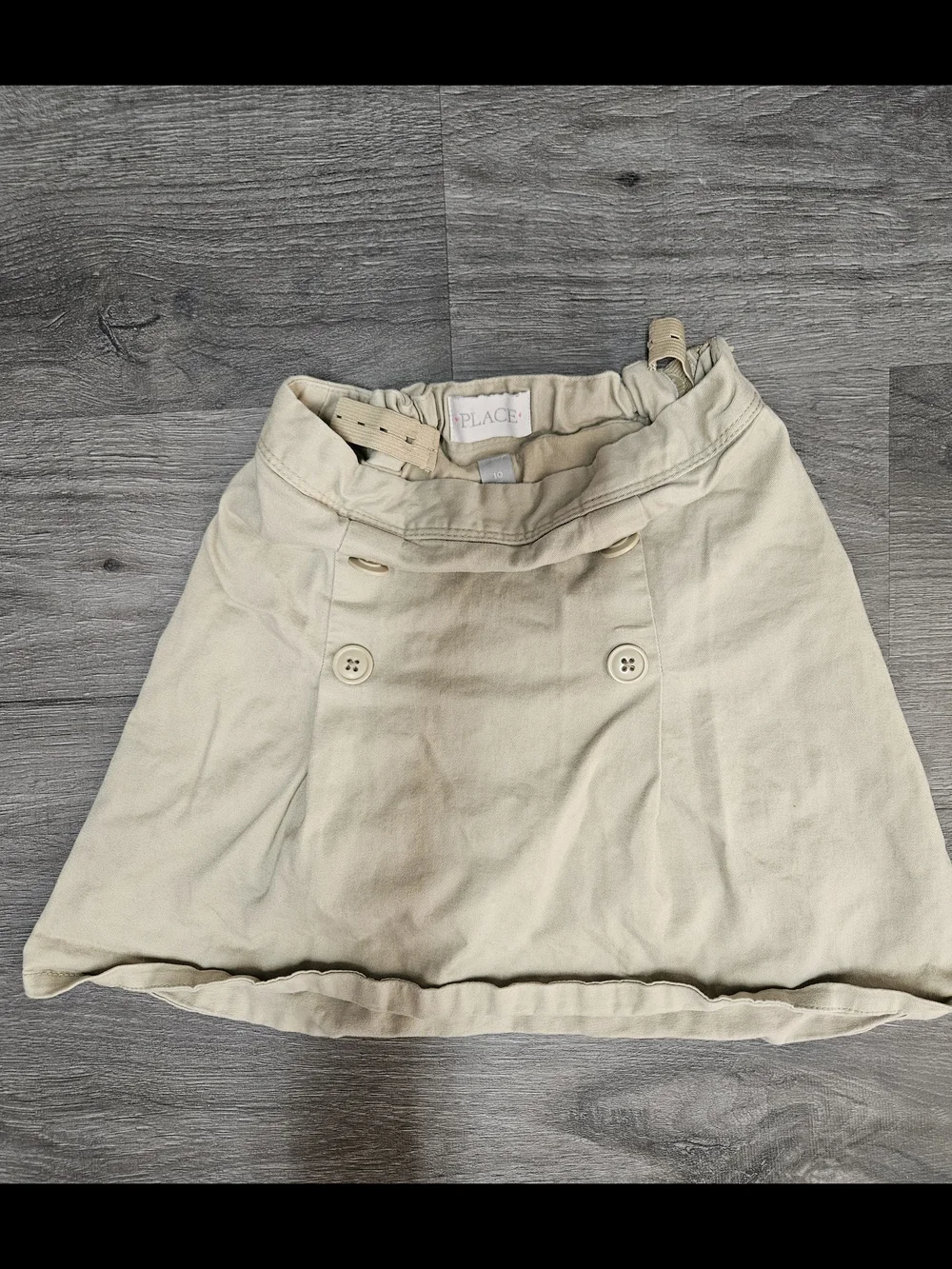 The Children's Place Khaki Uniform Skort